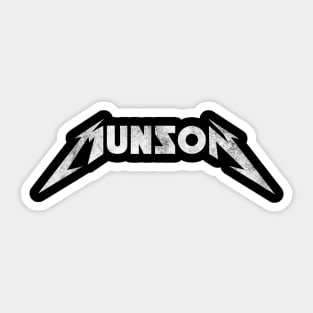 Eddie Munson Band Shirt Sticker